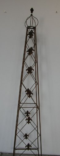 Rankstab Rankhilfe Rank Pfosten Obelisk Cornwall Rost - 2