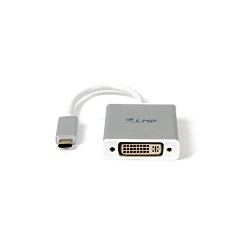 LMP 15 cm BUS POWERED Aluminium Gehäuse usb-c männlich zu DVI Weiblich Adapter