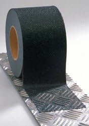 COBA Grip-Foot Tape Anti-slip Grit Surface Hard-wearing W152mmxL18.3m Black Mat Ref GF010004