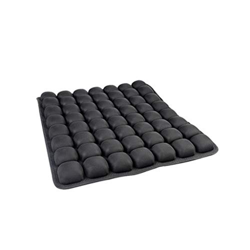 Preisvergleich Produktbild Airbagkissen Rückenkissen, 3D-Entspannungsdekompression High Profile Sitz- Und Positionierungskissen Büro-Fahrzeugsitzkissen,Black