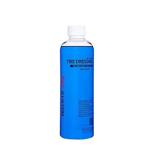 TAC Systems Tire Dressing 500ml - Long Lasting High Gloss Finish, Easy to Apply to Tyres
