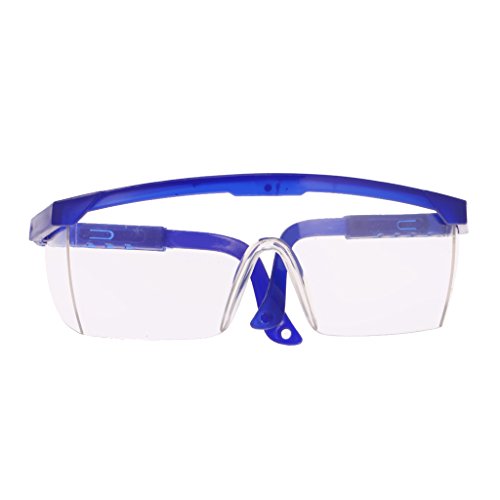 MagiDeal Kinder Schutzbrille, Blauen Rahmen Mit Klarem Objektiv, für Outdoor Sportarten - 7