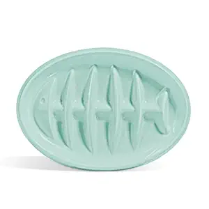 MSBC Pet Slow Feed Dish for Cats and Small Dogs, Fishbone Design, Fun Interactive Bloat Stop Puzzle Feeder Bowl Healthy Eating Diet Food Grade Material Easy to Clean Dishwasher Safe