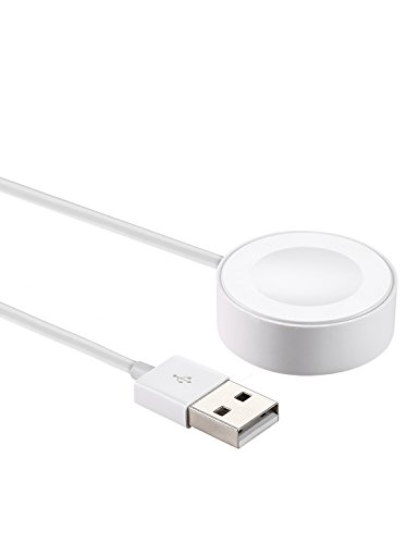 Apple Watch Ladegerät [ MFI Zertifierung ] IQIYI 0.3M iWatch Magnetisches Ladekabel für Apple Watch Series 1 / Apple Watch Series 2 / Apple Watch Nike + (Weiß)