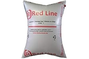 Rothschenk Red Line Level 1 Storage Bag 600 x 900 mm Made of PE/PP Fabric for Closing Gaps in Load Securing – Inner Pad: Polyethylene/Outer Pad: Polypropylene/Smart Valve