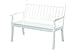 Produktbild E352063 Bank Hohenzollern 3sitzig weiß