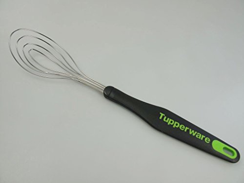 TUPPERWARE Griffbereit Tellerbesen schwarz-grün D165 Schneebesen TOP-Tellerbesen 9550