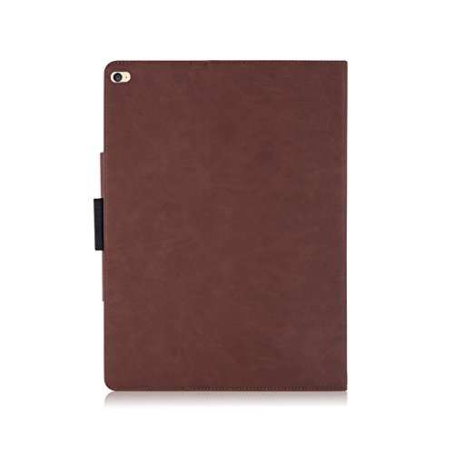 iPad PRO 12.9″ Hülle – JAMMYLIZARD Ledertasche Smart Cover mit Standfunktion für iPad PRO 12.9″, BRAUN & HONIG, [MIT STIFT-HALTER] - 5