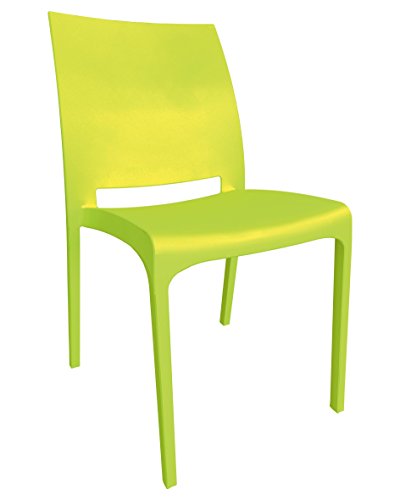 bica 300.5 Volga Sedie, Lime, 47x95x180 cm, Verde, 46x54x80 cm