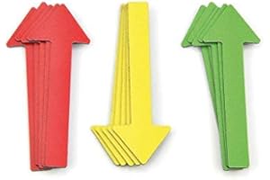 ONK Lot de 30 flèches magnétiques pour experts - 6 cm - Pour avis de voiture, présentations, travaux de projet, avis