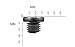 Produktbild RapidSparesLtd T5 Torx Schrauben M2x2 mm PM2.0X2.0 Laptop Schraube M2x2L Maschine Notebook Schrauben schwarz Schwarz Pack of 1000