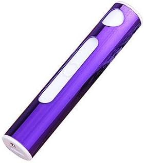 CHXDHJ Hot Metal Shell Portable Electronic USB Lighter Rechargeable Flameless Windproof Cigarette Lighter , purple