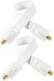 Suministros: 2x Cable pasaventanas Poppstar SAT (contactos dorados, longitud aprox. 28 cm)