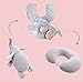 Produktbild Deformable Elefant Kissen, 2 in 1 Multifunktionsform U Form Nackenkissen und Puppe Plüsch Spielzeug für Heimtextilien Reise Kinder Geschenke,Gray