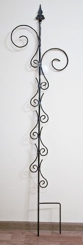 DanDiBo Rankhilfe mit 2 Halter Rankgitter aus Metall H-145 cm B-30 cm Kletterhilfe 2 Hak - 5