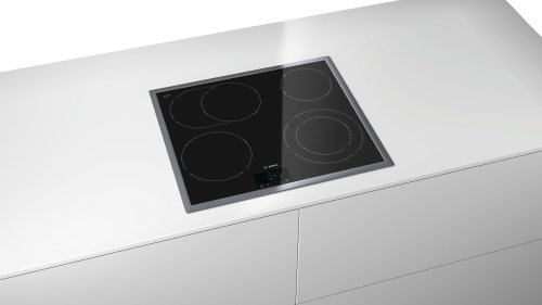 Bosch PKN645D17 Serie 4 Kochfeld Elektro / 58,3 cm / Betriebsanzeigelampe / Zonenerweiterung über separate Sensortaste / schwarz - 3
