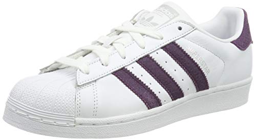 adidas Women's Superstar W Fitness Shoes, White (Ftwbla/Rojnoc/Plamet 0), 4 UK adidas Women's Superstar W Fitness Shoes, White (Ftwbla/Rojnoc/Plamet 0), 4 UK