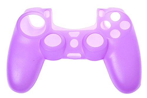 Preisvergleich Produktbild PS4 Controller Silikon Hülle, Gusspower Gute Qualität Soft Abdeckungs Haut Kasten Schutzhülle für Sony PlayStation PS4 / SLIM / PRO (Lila)
