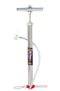 ROYAL WAVES AIR Force HD Connection AIR Pump B.C.P with Dual Nozzle for BYCYCLE,Bike.