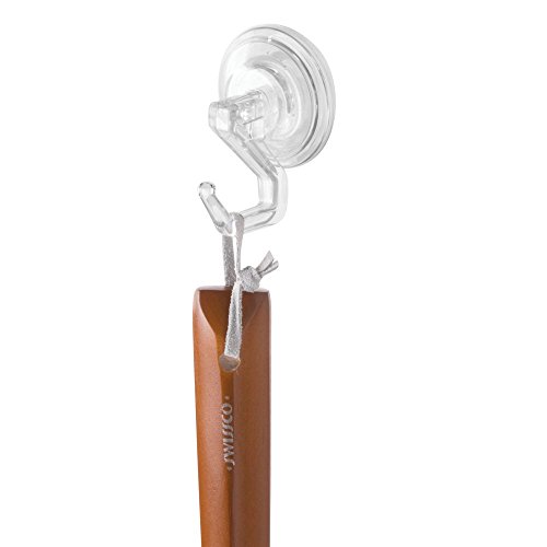 InterDesign 18130EU Power Lock Saughaken-Set, durchsichtig, 6 Stück - 4