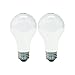 Produktbild GE Lighting 66247 Glühlampe A19, 43 Watt, 750 Lumen, mittelgroßer Sockel, 4 Stück, Weiß (Soft White) 43W 120V