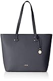  L.CREDI Damen Maxima Schultertasche, Blau (Marine), 13x29x41 cm