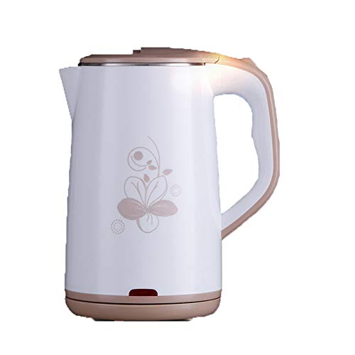 QAS Double Bouilloire lectrique Anti-brlure - Bouilloire Domestique - Bouilloire lectrique Automatique Grande capacit 2L