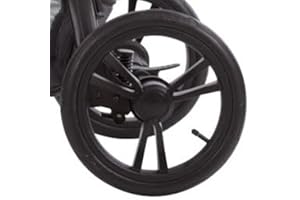 PPG 4 KIDS Universal Baby Stroller pram Pushchair replacement Rear Wheel size 12" / 30cm Black 3V V1L Air