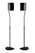 Price comparison product image SANUS Adjustable Height Speaker Stand - Extends 28" to 38" - Holds Satellite & small Bookshelf Speakers (i.e. Bose, Harmon Kardon, Polk, JBL, KEF, Klipsch, Sony and others) - Set of 2 - Model: HTBS