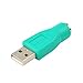 Produktbild GreatWall USB Stecker auf PS2 Buchse Adapter Konverter für Computer PC Tastatur Maus