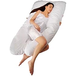 Sanggol maternité soutien oreiller, coussin de soutien de la grossesse, soins infirmiers oreiller, blottir corps oreiller avec taie d'oreiller coton luxueux zippé - GROS