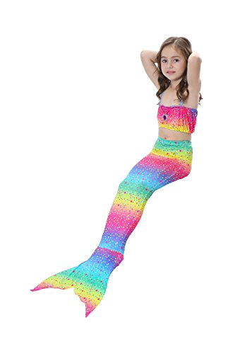 Das Beste Mädchen Meerjungfrauen Bikini Kostüm Meerjungfrau Schwimmanzug Badeanzüge Tankini - 5