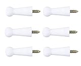 Einfache Installation : Die Schraube wurde auf Massivholz befestigt, um diesen Haken einfach an der Wand zu befestigen.