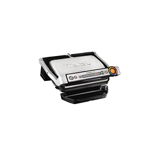 Tefal GC713D40 Stainless Steel OptiGrill Plus Health Grill with Automatic Thickness and Temperature Measurement, 2000 W, Silver by Tefal - 2