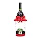 Produktbild Weihnachten Weinflasche Abdeckung Weihnachtsmann Schneemann-Karikatur Weihnachten Tabelle Dinner Dekoration Rotwein-Flaschen-Tasche Regard L