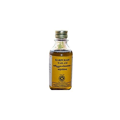 Karpooradi Oil - Karpuradi Thailam - Arya Vaidya Sala - 200ml - Exclusively by American Indian Imports by Arya Vaidya Sala - Kottakkal