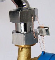 tecuro Zapfhahnzähler-Verschraubungen für Auslaufventile und Zapfhähne 3/4″ Überwurfmutter x 3/4″ Innengewinde - 4