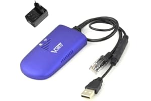 VONETS VAP11G-300 Mini Pont Wi-FI 2,4 GHz Répéteur Ethernet LAN Bridge WiFi Hotspot Extender 300 Mbps Port RJ45 DC/USB Power pour Appareil réseau DVR (avec Adaptateur d'alimentation)