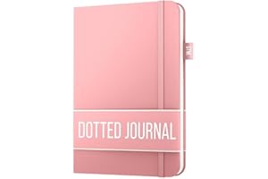 SCRIBBLES THAT MATTER Notizbuch Tagebuch Notebook | A6 Dotted Bullet Journal | Tagebuch für erwachsene | 2 merkliste, veganes leder notizbuch, dankbarkeitstagebuch für Erwachsene, tagebuch mädchen