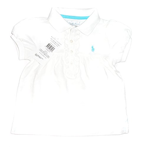 RALPH LAUREN WHITE POLO T SHIRT TUNIC GIRLS AGE 18 MONTHS - NEW WITH TAGS