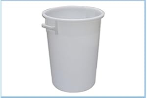 MOBIL PLASTIC Bidone Industriale Bianco 100lt 52x67 Contenitore Plastica
