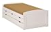 Produktbild Inter Link Bett Funktionsbett Kinderbett Einzelbett Stauraumbett modernes Bett Kiefer massiv Weiss lackiert