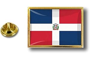 AKACHAFACTORY Akacha pins pin Badge pin's Metal Pince Papillon Drapeau Republique Dominicaine