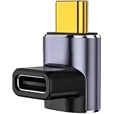 LivX USB4.0 Type-C L Şekilli Adapt&ouml;r 40Gbps Veri Transferi, 100W Hızlı Şarj, 8K@60Hz G&ouml;r&uuml;nt&uuml; Aktarımı, 90 Derece Dirsek Tasar