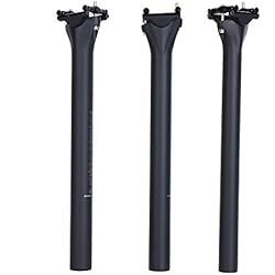ELITA ONE 2019 Bicicleta Carbono Tijas Carretera/MTB 27.2/30.8/31.6mm×400mm Tijas UD Negro Mate (Ø31.6mm×400mm)