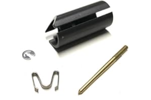 STREETPARTS24 Throttle with Carburettor Needle for Gurtner Carburettor - Suitable for Yamaha, Piaggio, Honda, Kymco, Peugeot etc. 50cc Scooter - Replacement Part for 2T AC Engines