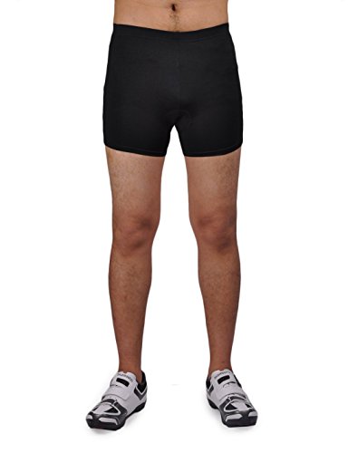 iCreat Herren Radunterhose, Pants Fahrradunterwäsche Fahrrad Unterwäsche Shorts Strumpfhosen Softshell Radlerhose mit Lycra 3D Sitzpolster M-XXXL - 9