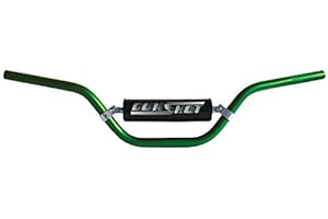 Guidon avec barre - GUNSHOT - diam. 22mm - Vert - Dirt Bike