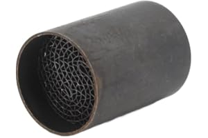 Aramox Catalizzatore Universale per Moto, Silenziatore di Scarico Centrale Anteriore, Tubo di Collegamento Catalitico Aramox