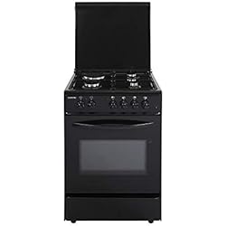 Oceanic oceacm6060b8 - cuisiniere Table Mixte gaz/électrique-4 foyers-Four Convection naturelle-65 l-a-l 60 x h 85cm-Noir